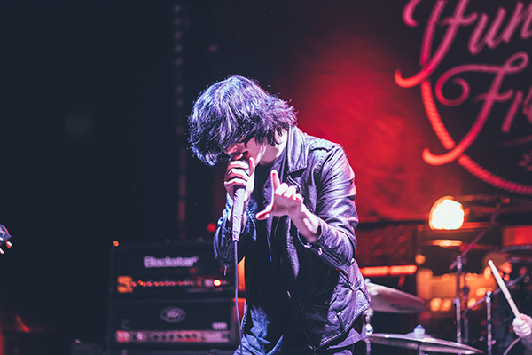 lead singer in concert